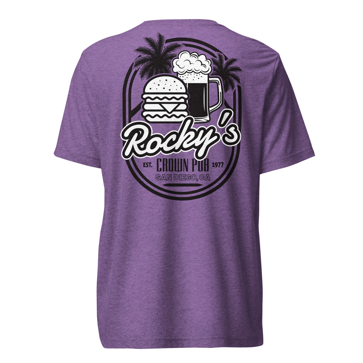 Rocky's Short Sleeve T-Shirt Burger & Brew Logo