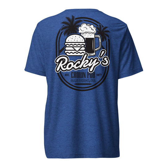 Rocky's Short Sleeve T-Shirt Burger & Brew Logo